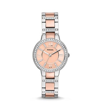 Fossil Women's Virginia Two-Tone Stainless Steel Watch