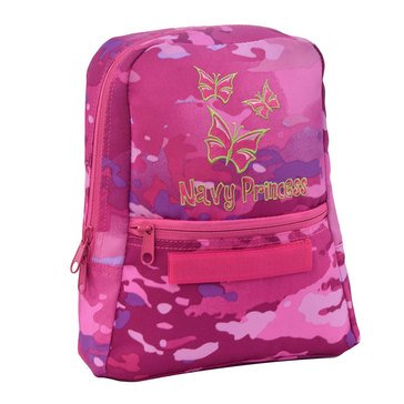 Flying Circle Girls' Navy Backpack - Type  III Pink