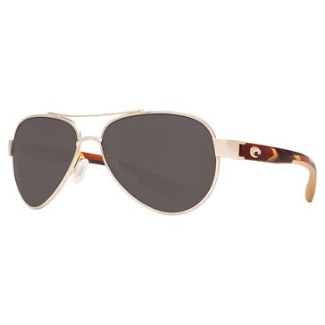 Costa Del Mar Women's Polarized Loreto Aviator Sunglasses