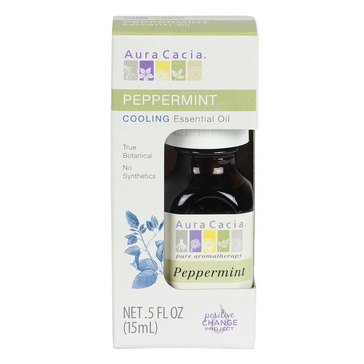 Aura Cacia Peppermint Oil, .5oz