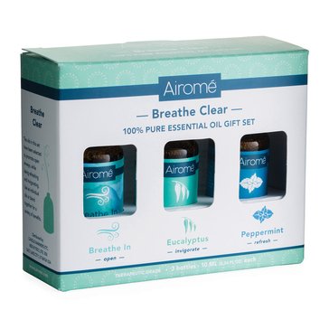 Airome Breathe-In Clear 100% Pure Essentials Oils Gift Set