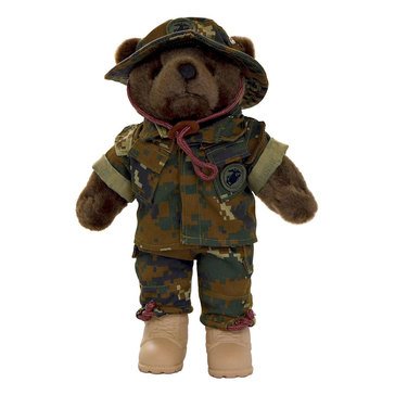 Bear Forces of America Marine Mini Woodland Bear