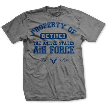 Black Ink Men's US Air Force Retired Classic Tee