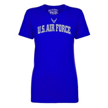 Black Ink Women's US Air Force Classic Graphic Tee