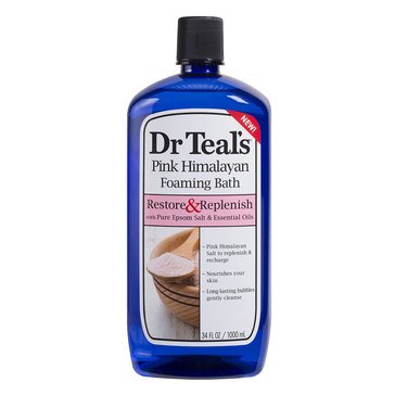 Dr. Teal's Restore & Replenish Foaming Bath with Pink Himalayan 32oz