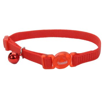 Coastal Pet Products Safe Cat Breakaway Collar Nylon, Red