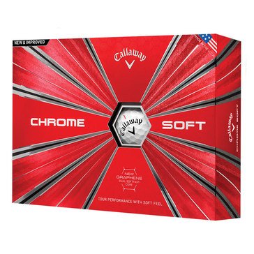 Callaway 2018 Chrome Soft Golf Ball, 12-Pack