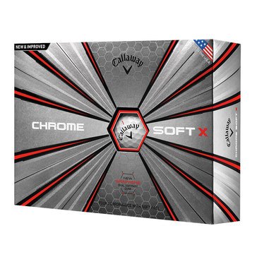 Callaway Chrome Soft X Golf Balls, 12-Pack