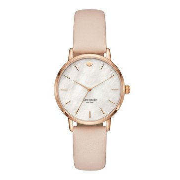 Kate Spade New York Women's Metro Cream Mother of Pearl Dial Watch