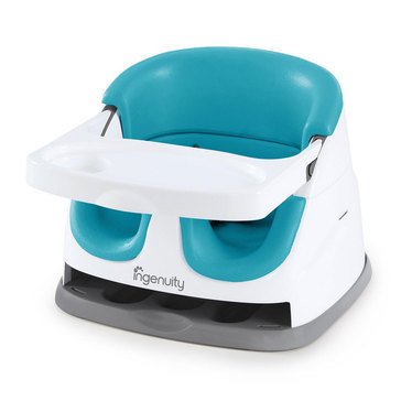 Ingenuity Baby Base Booster Seat, Peacock Blue