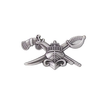 Warfare Badge Miniature SWCC BASIC Oxidized Silver