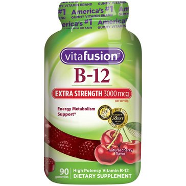 Vitafusion Extra Strength 3000mg B-12  Gummies,  90-count