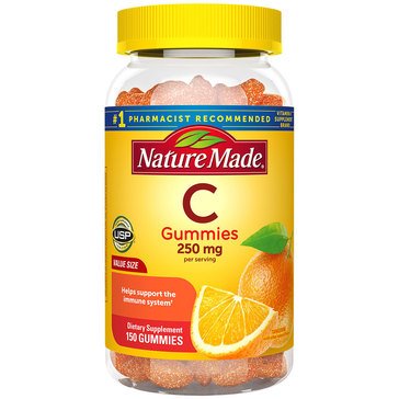 Nature Made 250mg Vitamin C Gummies, 150-count