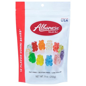 Albanese World's Best 12 Flavor Gummi Bears, 9oz