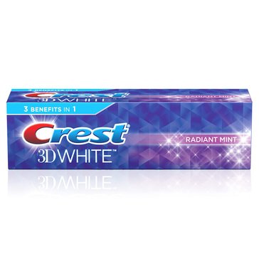 Crest 3D White Radiant Mint Toothpaste, 4.1oz