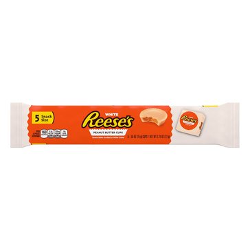 Reese's Snack Size White Chocolate Peanut Butter Cups, 5-piece