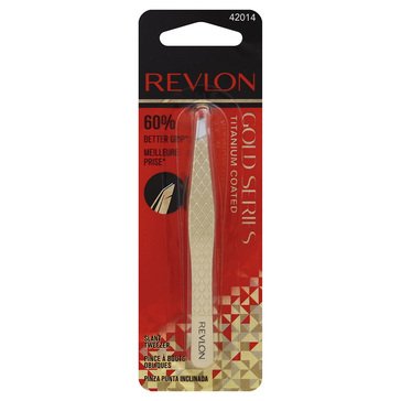 Revlon Gold Series Slant Tweezers 1 - Count