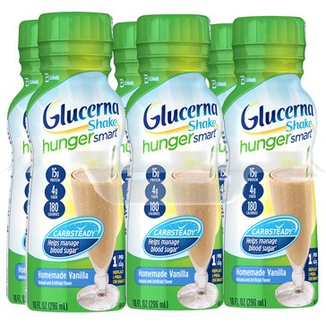 Glucerna Hunger Smart Vanilla Shake, 6-Pack