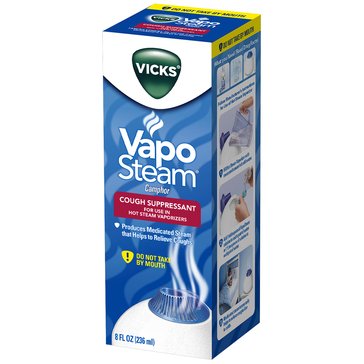 Vicks Vaposteam Liquid Inhalant for Hot Steam Vaporizers, 8 fl oz