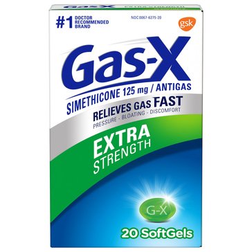 Gas-X Extra Strength Softgel, 20-Count