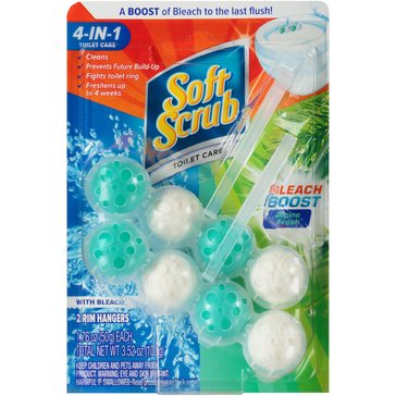 Soft Scrub 4-in-1 Toilet Bowl Cleaner with Bleach Alpine Fresh