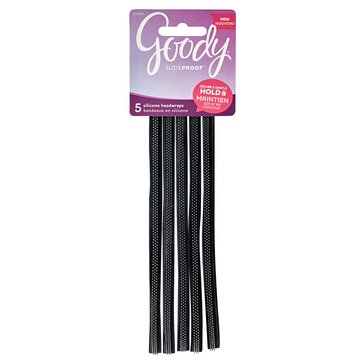 Goody Slideproof Silicone Headwraps 5ct