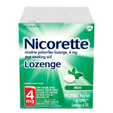 Nicorette Mint 4mg Stop-Smoking Lozenges, 20-count