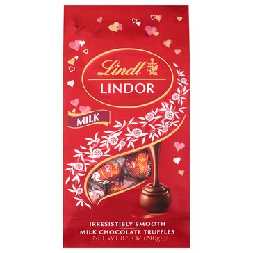 Lindt Lindor Valentine's Milk Chocolate Truffles, 8.5oz