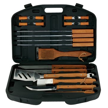 Mr. Bar-B-Q 18-Piece Tool Set in Plastic Case