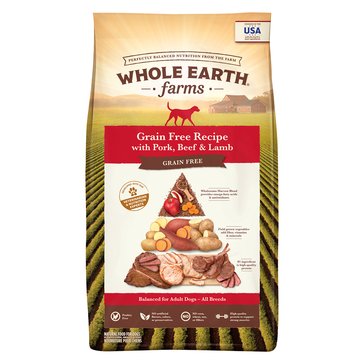 Merrick Whole Earth Farms Grain Free With Pork, Beef, Lamb- Poultry Free