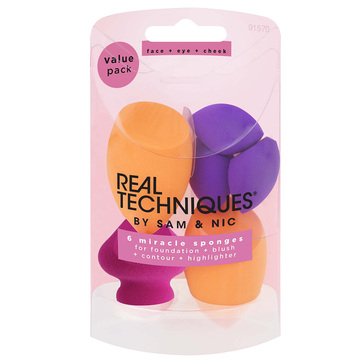 Real Techniques 6 Miracle Sponges