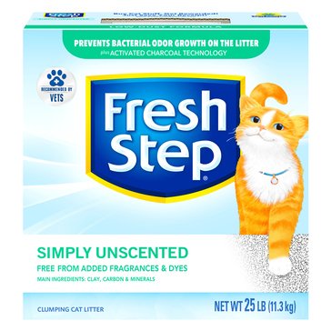 Fresh Step Multi Cat Unscented Cat Litter, 25 lbs