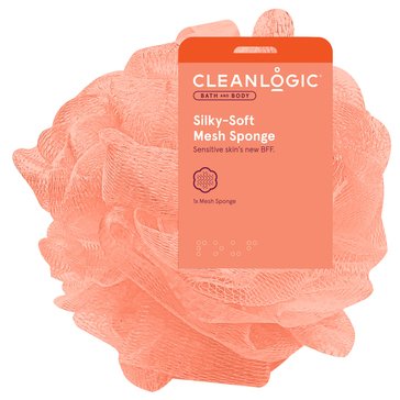 Cleanlogic Silky Soft Mesh Bath Sponge