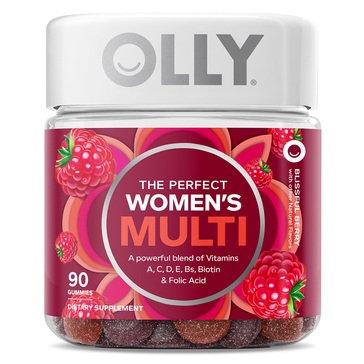 Olly Women's Berry Multi-Vitamin Gummies, 90-count