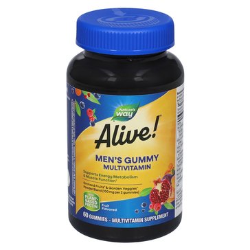 Alive! Men's Multivitamin Gummies, 60-count