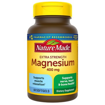 Nature Made 400mg High Potency Magnesium Softgels, 60-count