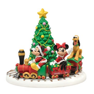 Disney Villages Mickey's Holiday Express Figurine