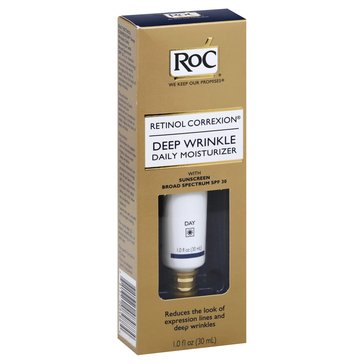 RoC Retinol Correxion Deep Wrinkle Daily Moisturizer SPF30 1oz