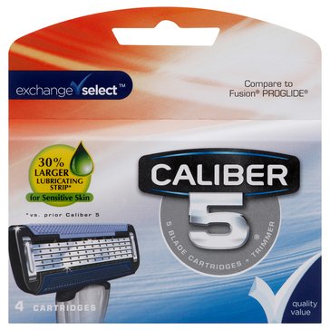 Exchange Select Men's 5 Blade Cartridge 4-Count