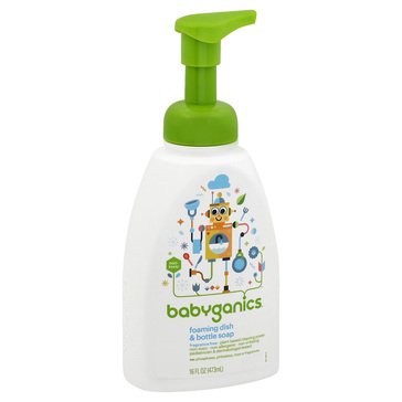 BABYGANICS DISH SOAP FF 16 OZ