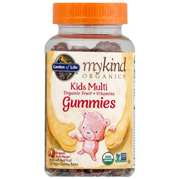 mykind Organics Kid's Multivitamin Fruit Gummies, 120-Count