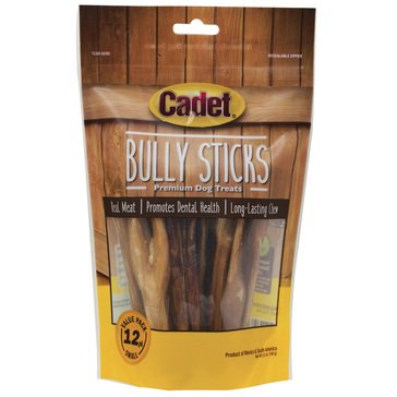 Cadet Bull Chew 12-Pack Sticks for Dogs