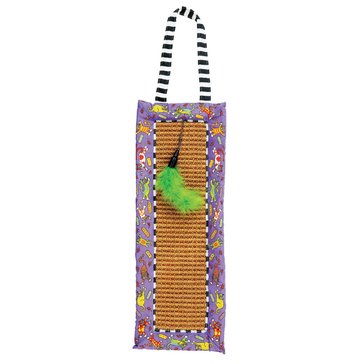 Fat Cat Scratchy Mat Doorknob Hanger Cat Toy