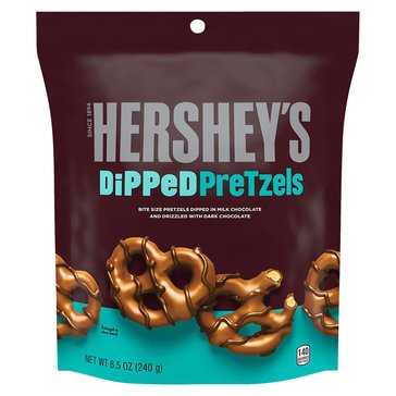 Hershey's Milk Chocolate Dipped Pretzels, 8.5oz