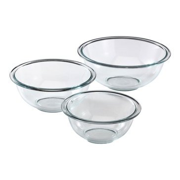 Pyrex 3-Piece Mixing Bowl Set