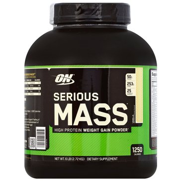 Optimum Nutrition Serious Mass Vanilla, 6lb