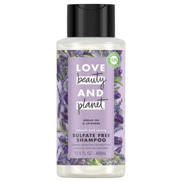 Love Beauty & Planet Smooth & Serene Lavender Shampoo 13.5oz