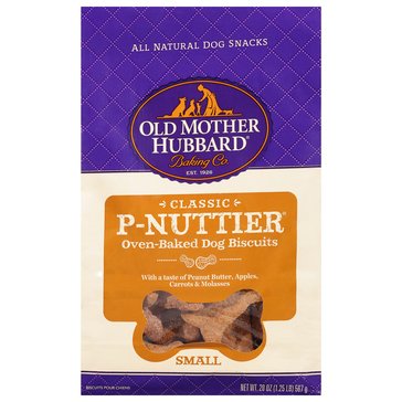 Old Mother Hubbard Small Pnuttier Dog Treats, 20 oz