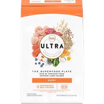 Nutro Ultra Superfood Puppy, Chicken, Lamb & Salmon Dry Dog Food, 30lb