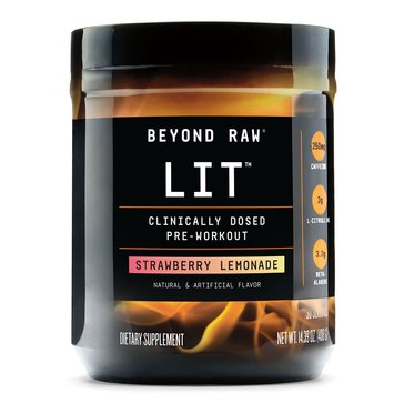 BEYOND RAW Lit Strawberry Lemonade, 30-Servings